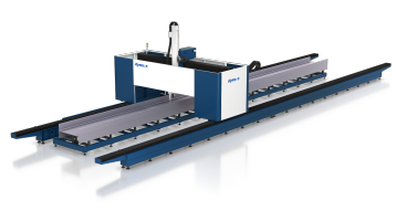 CNC Laser Metal Cutting Machine For Special Shaped Profiles